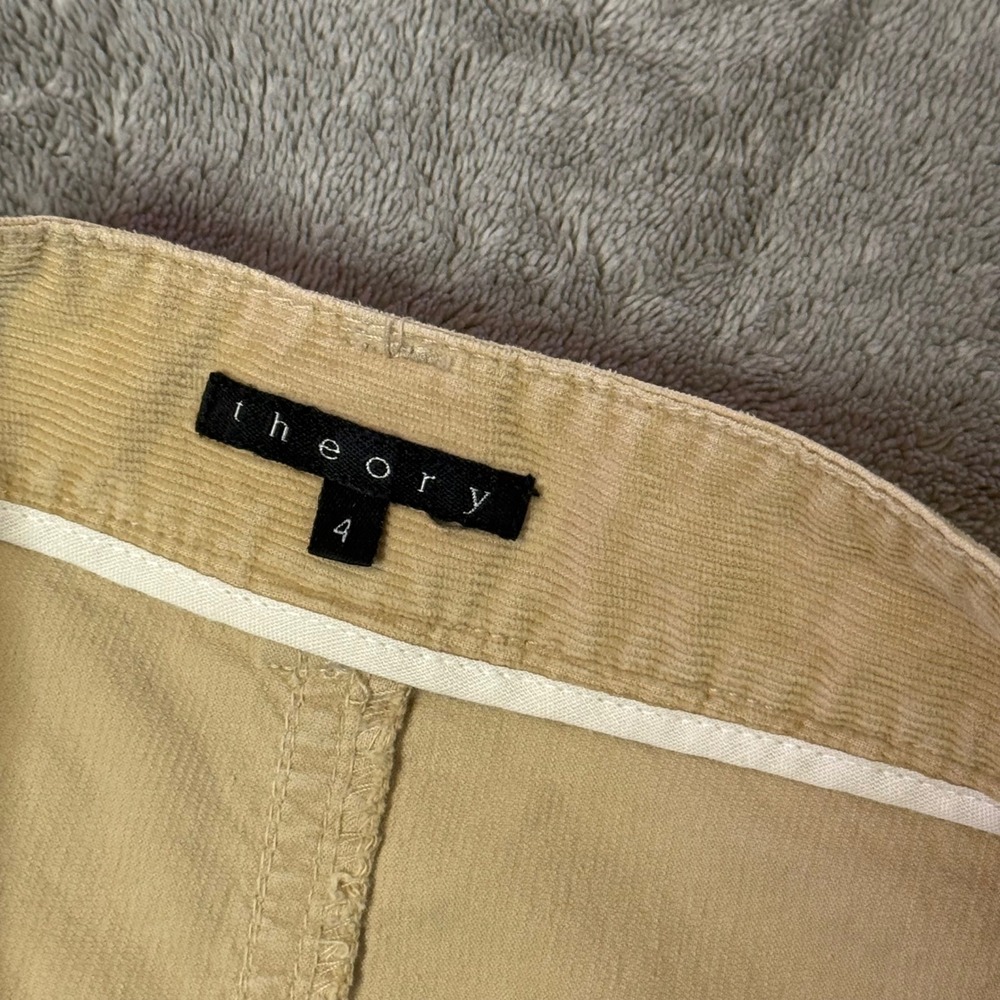 Theory Corduroy Cargo Utility Skirt Minimalist Size 4 Gorpcore Academia Preppy - Picture 3 of 11